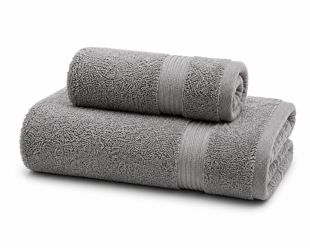 DIPO Grey Luxury Cotton Towel